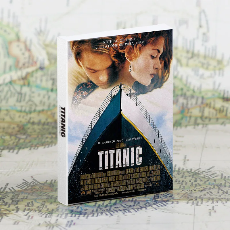 30 unids/set clásico película Titanic postal historia de amor tarjetas de felicitación, tarjeta de mensaje de bricolaje decoración de la pared