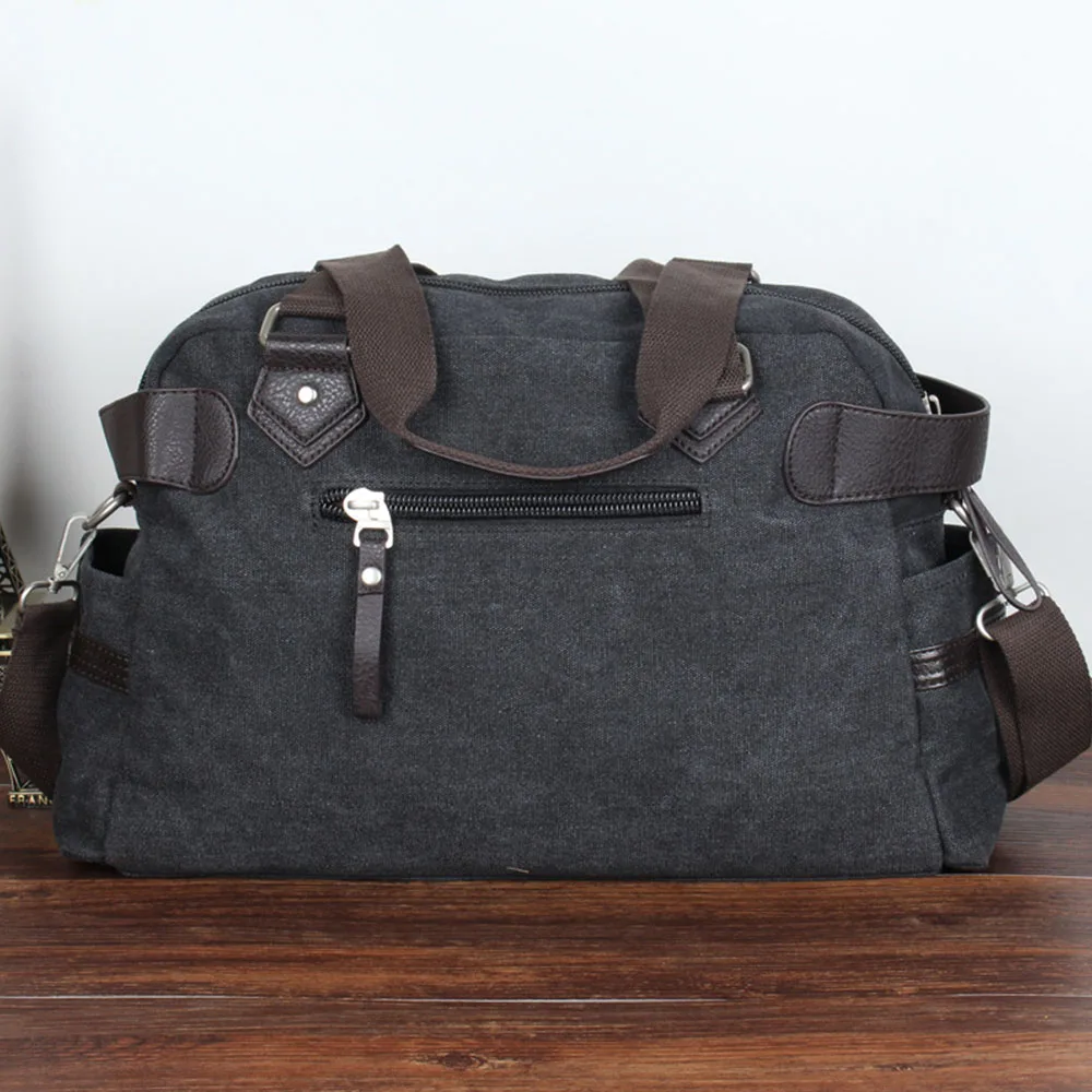 Male Bag England Retro Handbag Shoulder Bag Canvas Men Big Messenger Bags Travel Crossbody Duffle XA45C