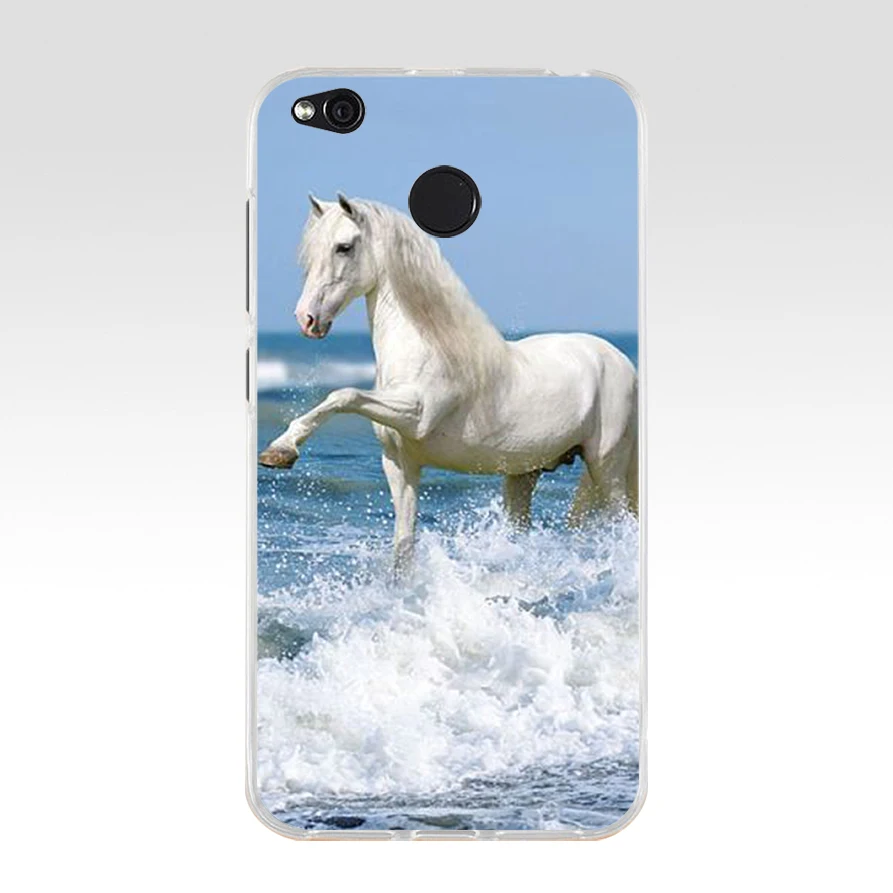 289SD  horse Soft Silicone Tpu Cover phone Case for xiaomi redmi 4A 4X note 4 4x mi A1 A2 lite