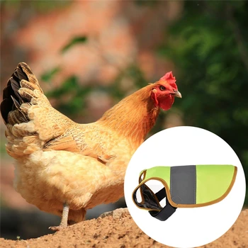 

Pet Reflective Vest Chicken Clothes Poultry Hen Saddle Apron Feather Protection Holder For Chicken And Duck