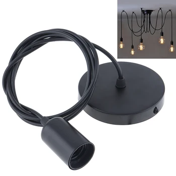 

1 Head Light Stand Heavenly Female Chandelier Soft Lighting with Suction Cup and 2 Meters Cable for Lighting Decoration