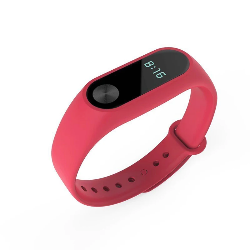 Силиконовый ремешок для Mi band 2 сменный ремень умного браслета Band аксессуары