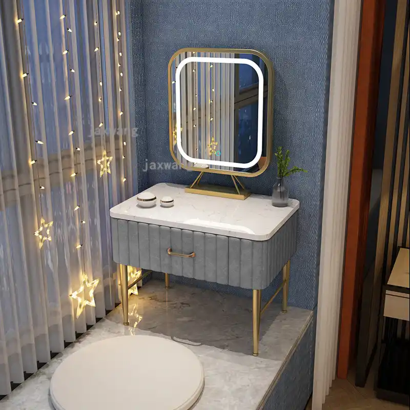 Nordic Mini Bay Window Dressing Table Home Dressers Bedroom Furniture