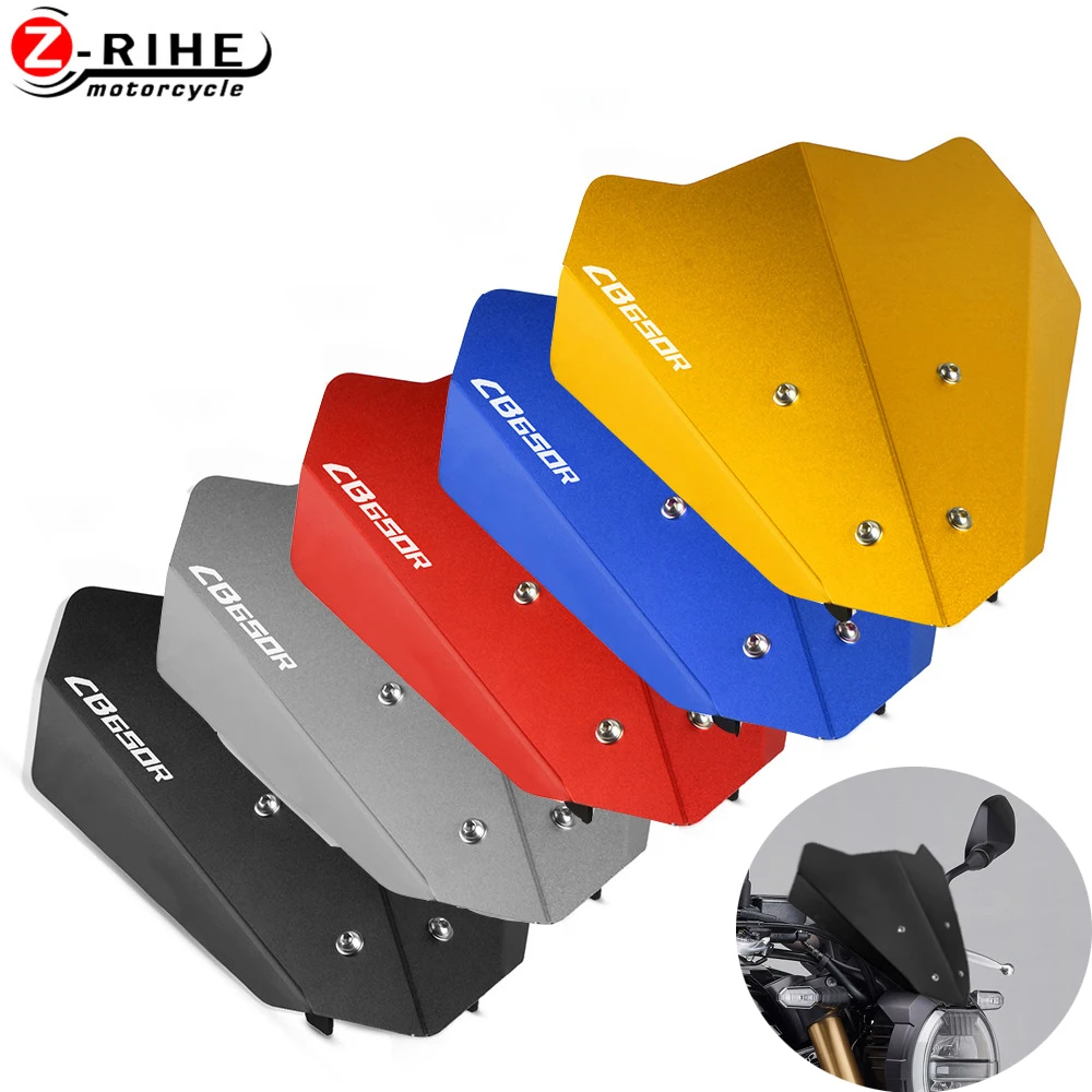

Motorbike Accessories Aluminum Windshield Wind Screen Extention Kit Motorbike Parts FOR HONDA CB650R CB 650 CB650 R 2018-2019
