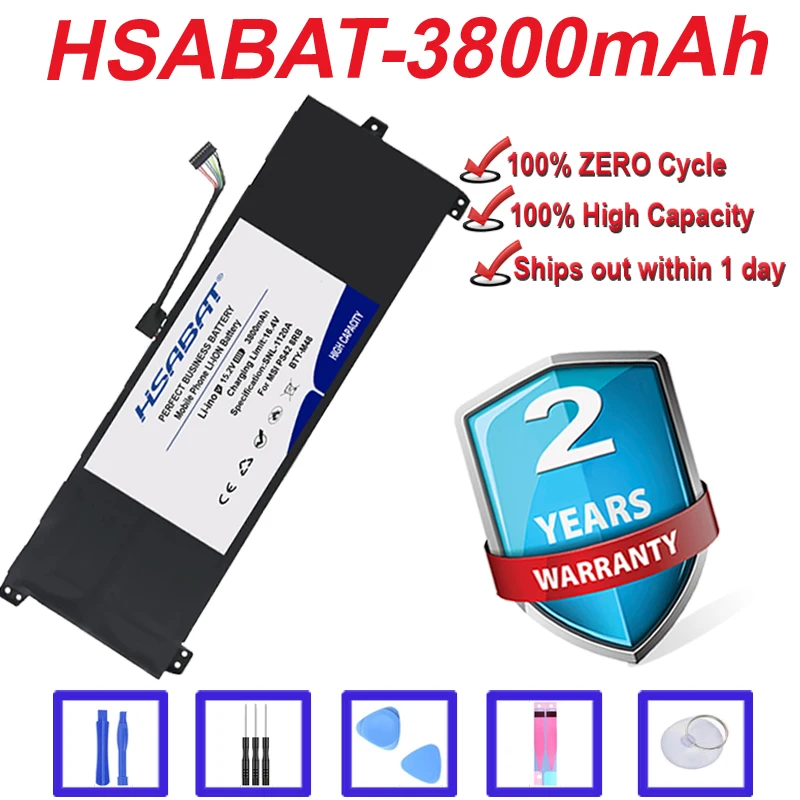Топ-бренд новинка 100% Аккумулятор для ноутбука 3800 мАч PS42 8RB 8RA 8RC S1 BTY-M48 4ICP5/41/119 |