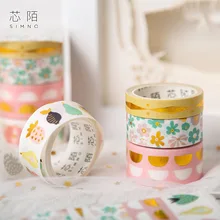 Core Street васи ленты Набор Фэнтези сад серии наклейки из золотистой фольги PDA альбом дневник DIY декоративные наклейки