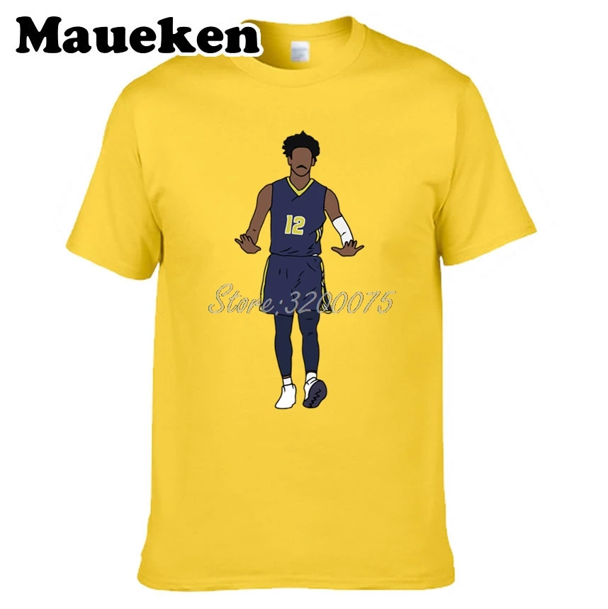 Мужская футболка Ja Morant 12 одежда футболка мужская футболка для фанатов Memphis футболка с круглым вырезом W19101922 - Цвет: 22