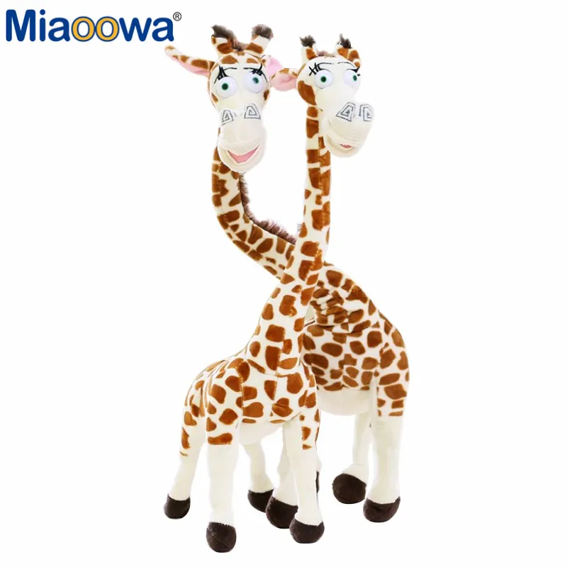 Miaoowa 1pc 35CM Long Neck Giraffe Stuffed Plush Toy Madagascar 3 Cartoon Animal 
