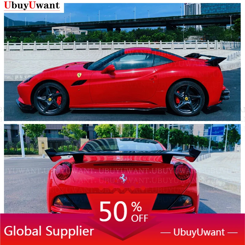 Для кабриолета Ferrari 458 Coupe 2011-2013 Реальное углеродное волокно эффективный багажник