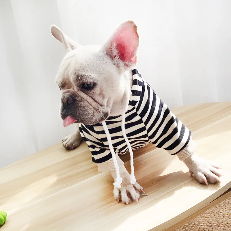 French Bulldog Pet Hoodie Cute Dog Clothes Puppy Jacket Winter Dog Clothes Coats For Dogs Jacket For Dog Fleece Big Dogs Clothes