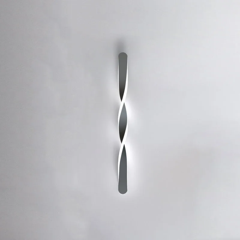 Lâmpadas de Parede Lâmpada de Parede Patenteado e Criativo Luzes de Parede Wecus Designer Especial Espiral Nórdico Moderno Design Torção 70cm Led