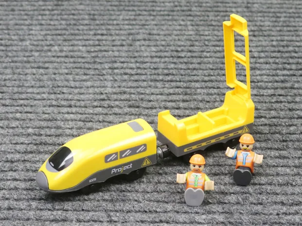 Для деревянного трека Brio track RRC EXPRESS TRUCK RRC EMU комбинированный пульт дистанционного управления электрический локомотив совместимый Магнитный - Цвет: TTO38YELLOW