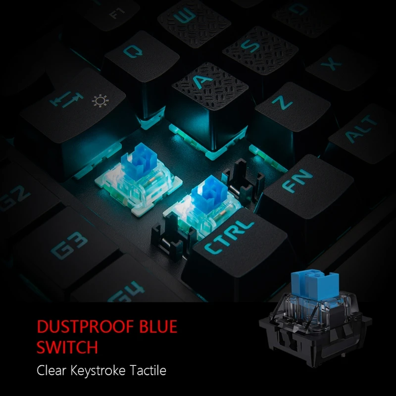 Teclado USB com uma mão com fio 35 teclas teclados de jogos luminosos para tablet ergonomia colorida teclado gamer descanso de mão_voghion.com