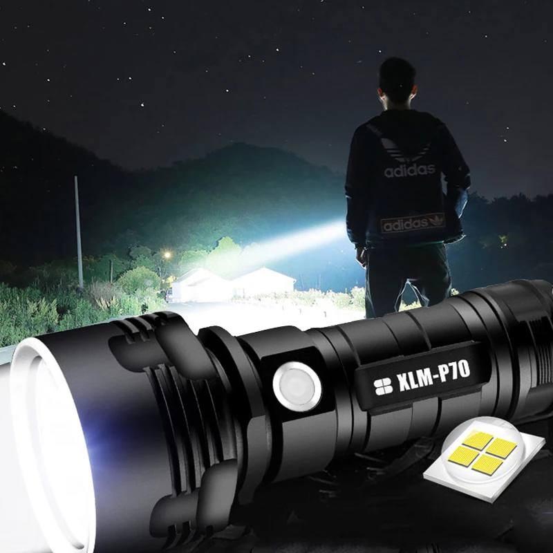 

Z35 Super Powerful LED Flashlight L2 XHP70 Tactical Torch USB Rechargeable Linterna Waterproof Lamp Ultra Bright Lantern Camping