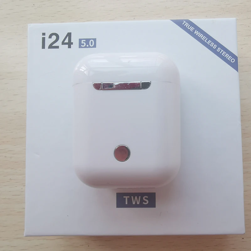 I24 tws bluetooth наушники Беспроводная гарнитура с сенсорным управлением Aire 1:1 Реплика всплывающие наушники спортивные наушники для всех телефонов