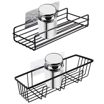 

Shower Caddy, Shower Shelf, 2 Pack Shower Caddies Organizer, Wall Mounted Bath Rack with Wall Mount