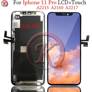 

For Iphone 11 Pro LCD Display A2215 A2160 A2217 Touch Screen Digitizer Assembly Replacement For Iphone 11 pro LCD Soft GX+Tools