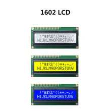 Lcd1602 1602 módulo azul/tela verde iic/i2c 16x2 caracteres display lcd module.1602 5v tela verde e código branco
