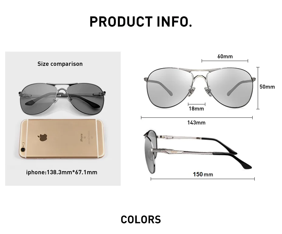 CAPONI вождения фотохромные высокое качество, солнцезащитные очки, поляризационные, Классический бренд солнечные очки для мужчин, очки oculos de sol masculino CP8722