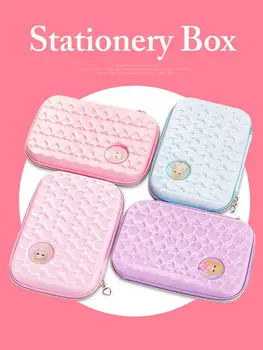 

Innovative Stationery Box Waterproof Non-slip Large Capacity Festivals Birthdays Gifts For Children Pencil Case For Girl Student