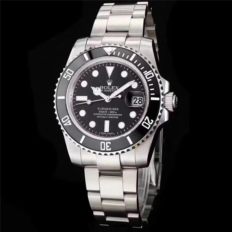 

Rolex- Luxury automatic stainless steel men's wristwatch classic fashion casual women and men watch 032 orders