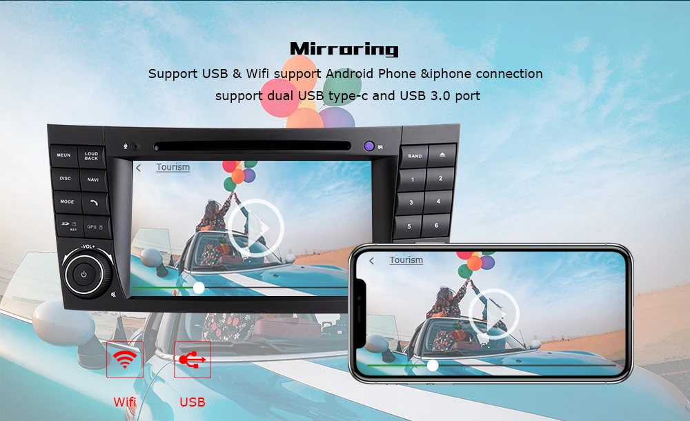 DSP 4G 64G 2 din Android 9 автомобильный DVD мультимедиа для Mercedes Benz e-класс W211 E200 E220 E300 E350 E240 E270 CLS класс W219 радио