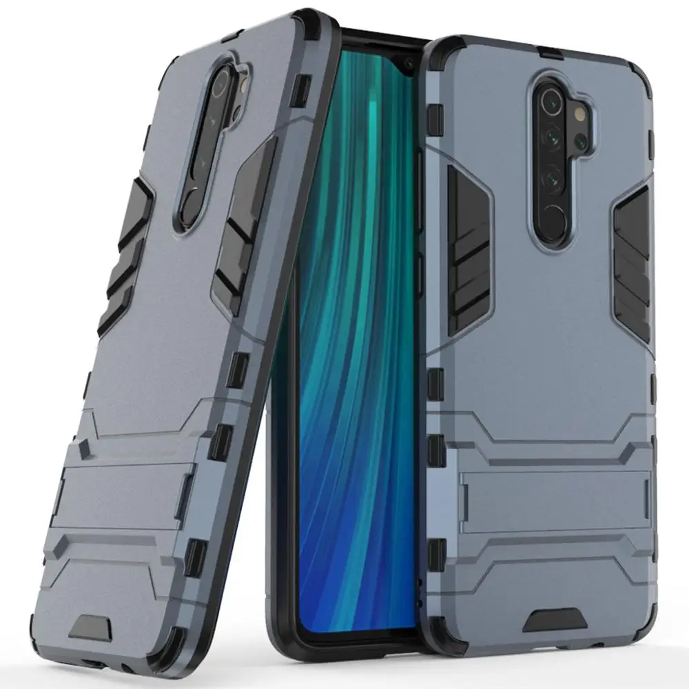 Для Xiaomi Redmi Note 8 Pro чехол противоударный защитный резиновый силиконовый Жесткий Pc чехол для телефона подходит для Redmi Note 8 Pro резиновый корпус робота