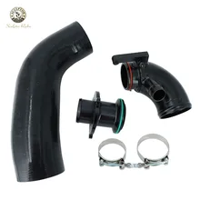 Tuyau d'admission en Silicone, coude d'admission Turbo, suppression du silencieux pour VW Golf MK7 R Audi 2015 + V8 MK3 A3 S3 TT ea888 3gen moteur