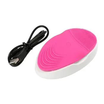 

Mini Electric Facial Cleaning Massage Brush Washing Machine Silicone Face Skin Care Cleanser