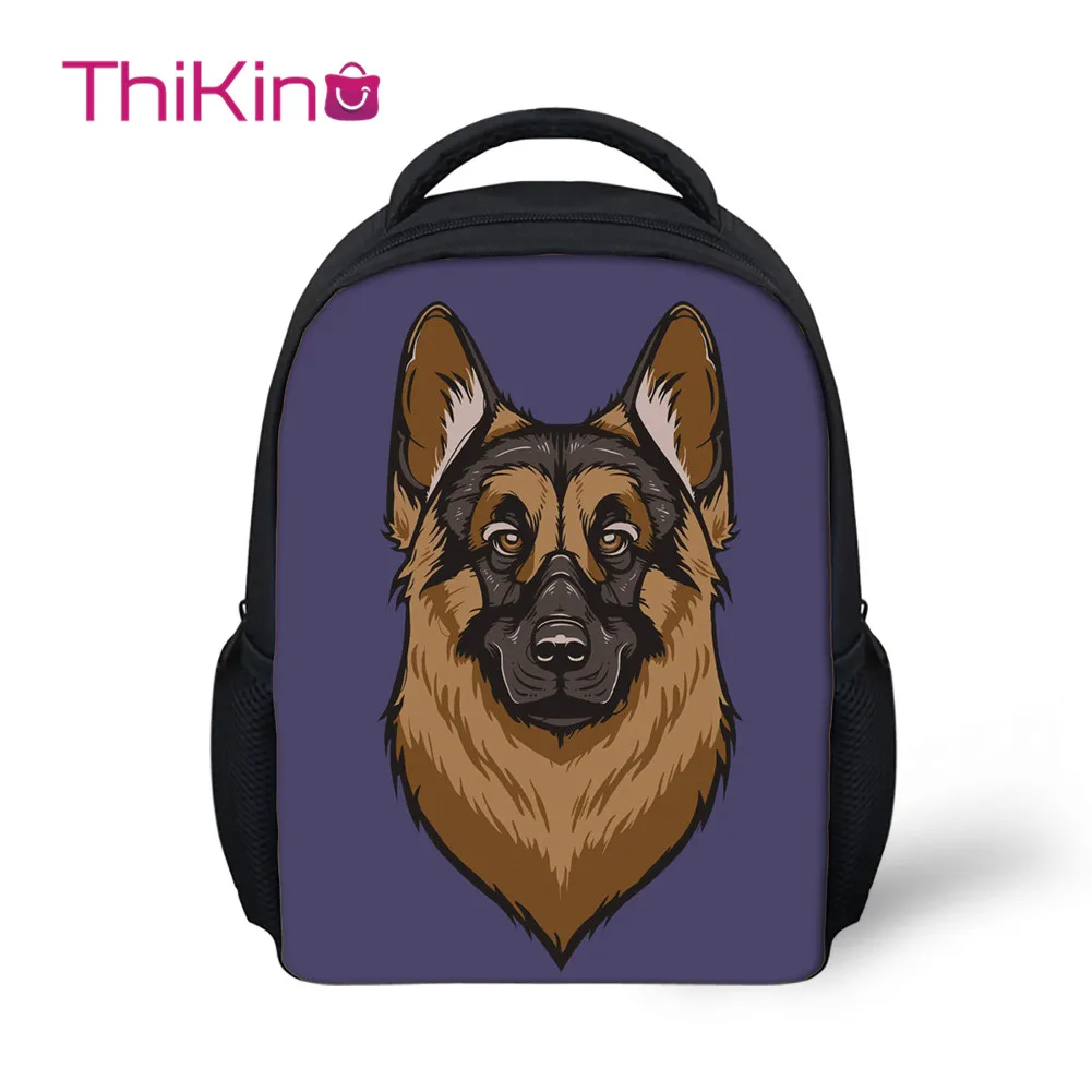 

German Shepherd Backpack for Boys and Girls Preschool Children School Bags Travel Book Backpacks
