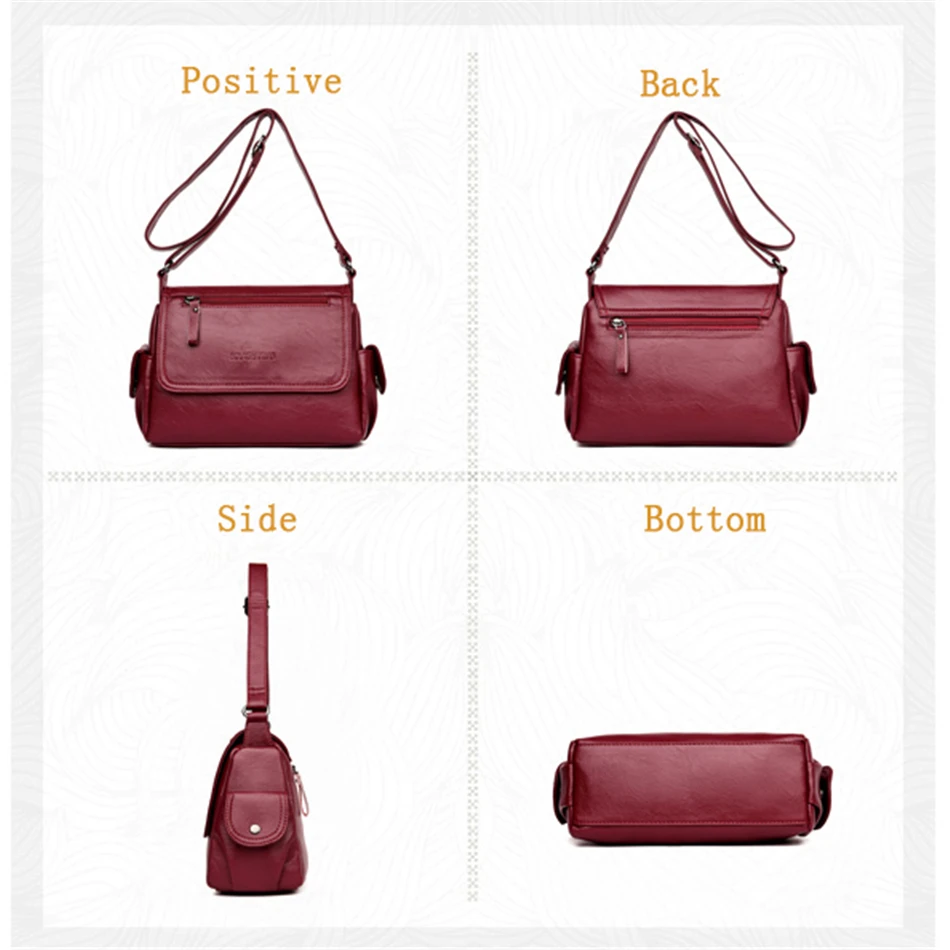 Goedkoop LONOOLISA Lederen Luxe Handtassen Vrouwen Tassen Designer Vrouwelijke Crossbody Tassen Voor Vrouwen 2019 Schouder Flap Tassen Sac A Main Femme