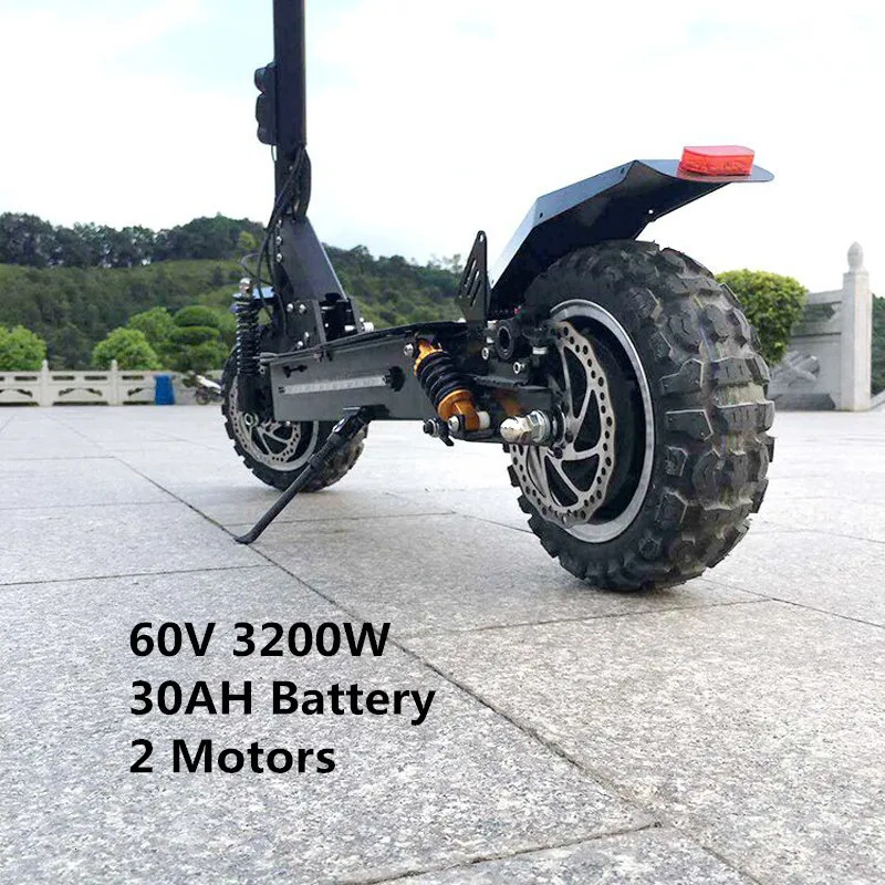 

newest 1101A 60V 3200W 2 motors Lithium Battery City Mobility Cheap Electric Motorcycle for adults