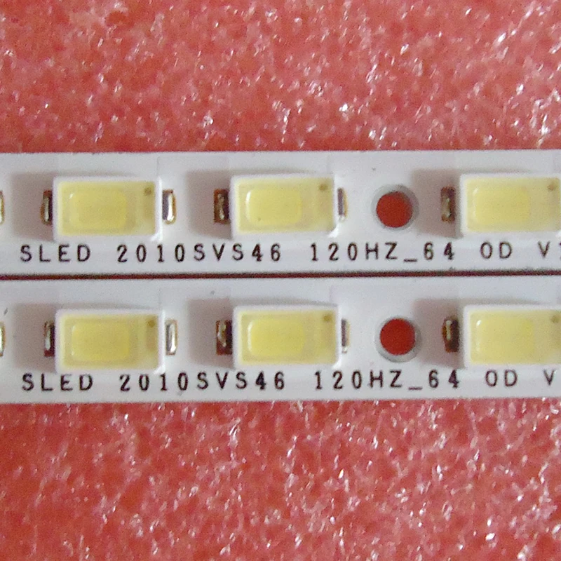 522 мм светодиодный Подсветка лампы светодиодные полосы 72 светодиодный s для samsung 4" ТВ 2010SVS46 UA46C5000 LJ64-02381A LTF460HQ02 LMB-4600BM11 LJ64-02952A