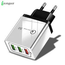 Quick Charge 3,0 USB зарядное устройство для iPhone XR 11 Pro Max iPad EU/US настенное быстрое зарядное устройство для мобильного телефона huawei mate 30 Pro