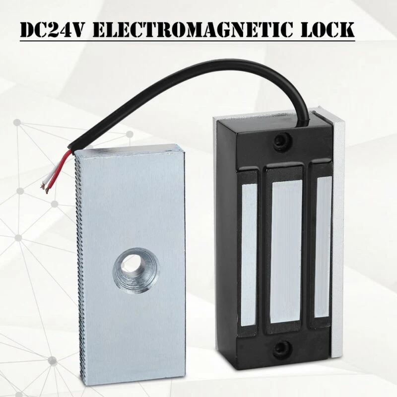 Door Electric Magnetic Electromagnetic Lock 60KG Holding Entry Access 12V/300mA