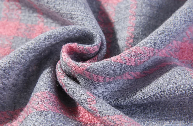 Hot Designer Winter Women Scarf Plaid Warm Cashmere Scarves Shawls Female Luxury Brand Pashmina Scarf Lady Blanket Wrap