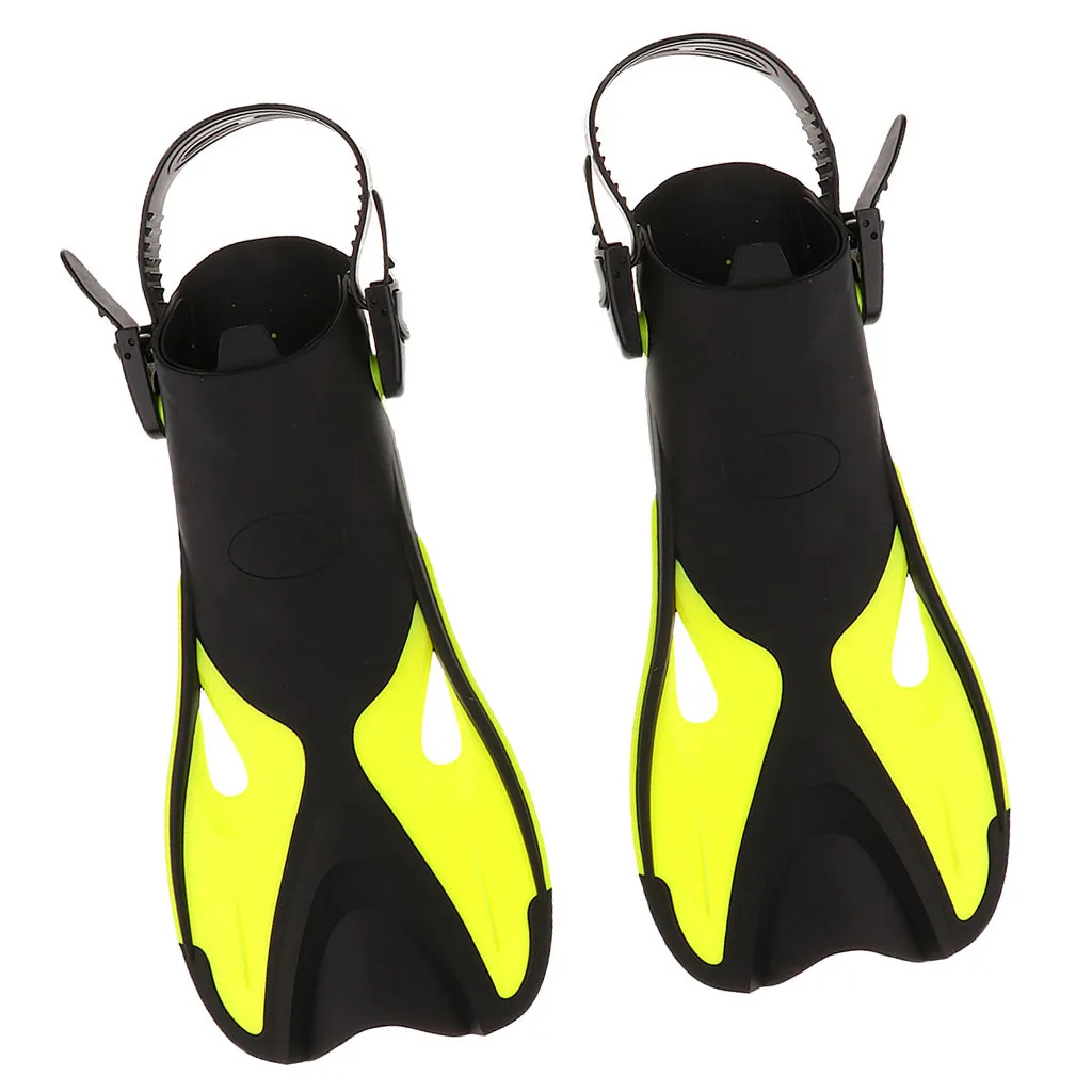 Adjustable Unisex Scuba Diving Flippers Fins Snorkeling Gear Swim Pool Training Gear Fins Shoes for Water Sports