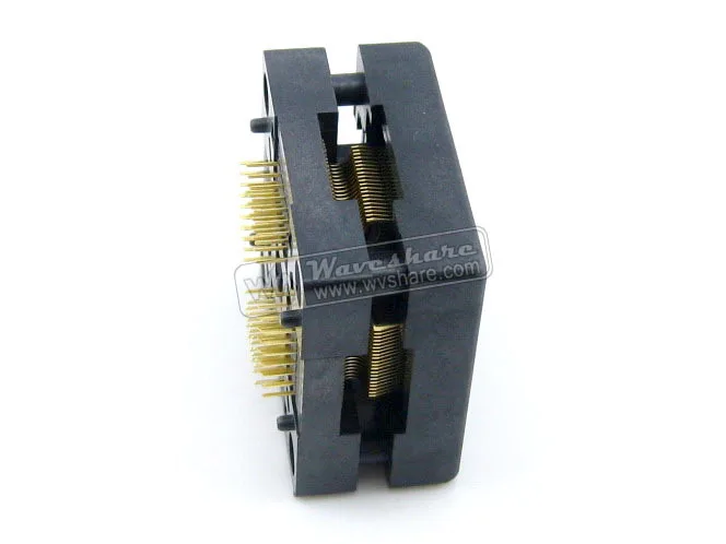 Enplas QFP80 OTQ-80-0.5-02 TQFP80 LQFP80 PQFP80 QFP IC тест ожога в гнездо 0,5 мм Pitch величина тела ИС 12*12 мм