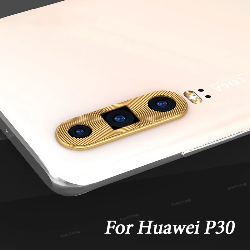 Gold Для huawei P30 кольцо покрытие алюминиевая крышка объектива камеры для huawei P30 Lite P30 Pro P 30 Камера Протектор Кольцо защита - Цвет: Gold