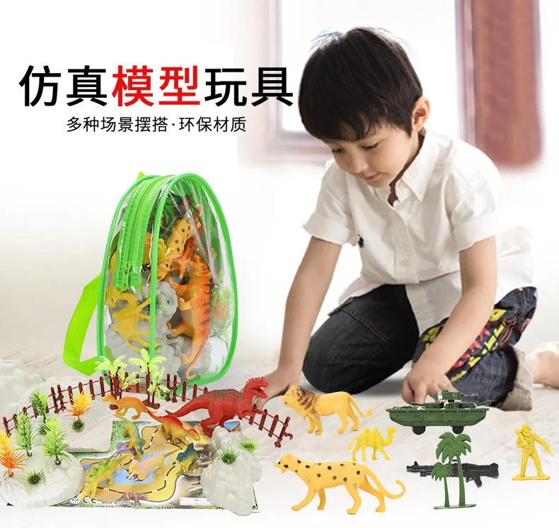 Детская развивающая игрушка модельные фигуры динозавров животных военная модель пирата комбо Лидер продаж Модель игрушка набор