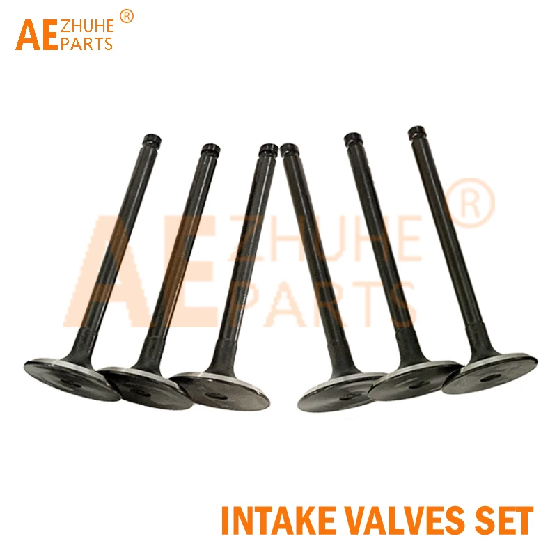 Intake Exhaust Valves Set New Forklift Parts For Isuzu 6BD1 6BG1 Engine Repair Parts 8-97028706-0 1-12551139-0