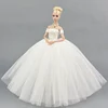 Wedding Dress For Barbie Doll original 1/6 BJD Party Evening Gown Bubble skirt Clothing Outfit Accessories vestiti white black ► Photo 1/6