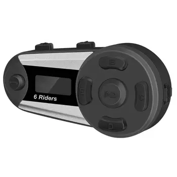 

1200m 6 Riders Bluetooth Intercom Motorcycle Helmet Noise Reduction Headset