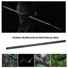 Outdoor Multi Modes Self Defense Stick Safety Multifunctional Car Defensive Protection Rod For Hiking Camping Emergency Survival