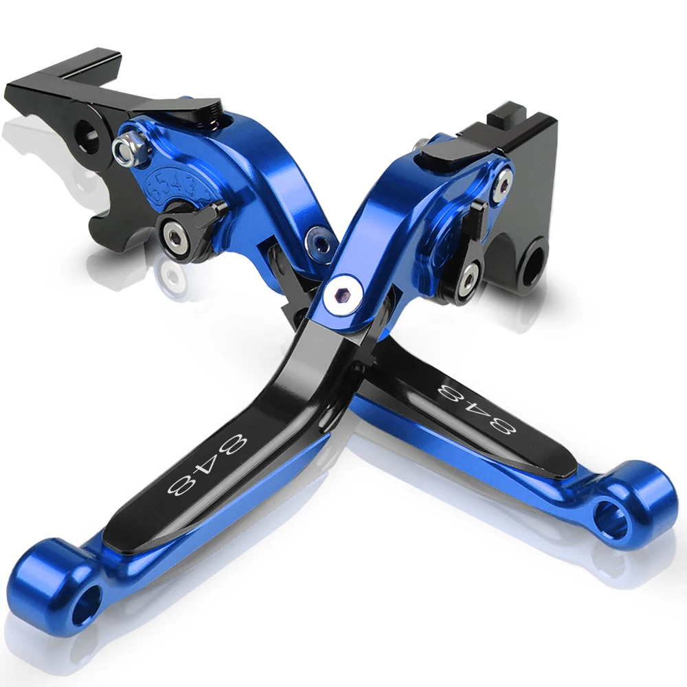 Для поездок на мотоцикле DUCATI 848/EVO 2007-2013 2012 2011 2010 2009 08 ЧПУ Алюминий мотоцикл складной выдвижной тормоз сцепления аксессуары для рычагов - Цвет: 848