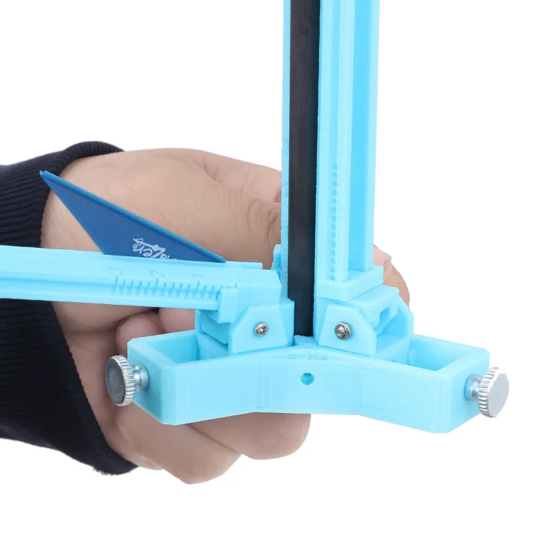 

Hawk Vane Fletching Jig New Style Easy-to-Use 3D Printing Cam Bow jian jian Branch Accessories Shaft Stick Feather Tool