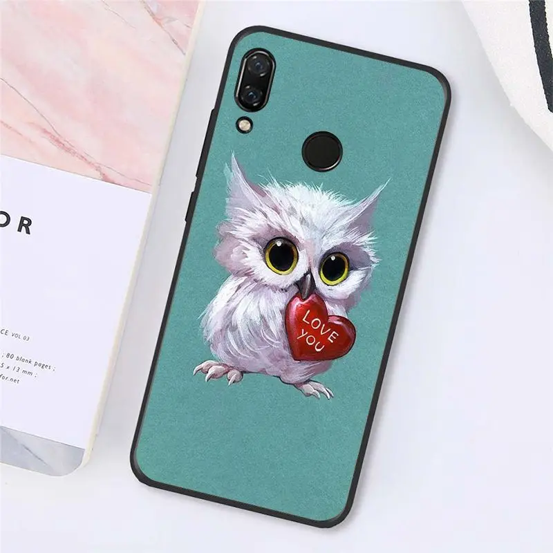 Cartoon cute animal owl