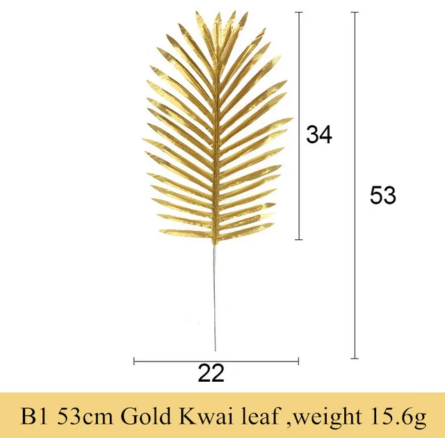 DIY Свадебный декор Золотая серия искусственный цветок, лист, пластиковые Шелковые Растения, различные стили, вечерние материалы для дома - Цвет: 32