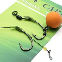 30pcs Carp fishing hair ronnie rigs end tackle 5