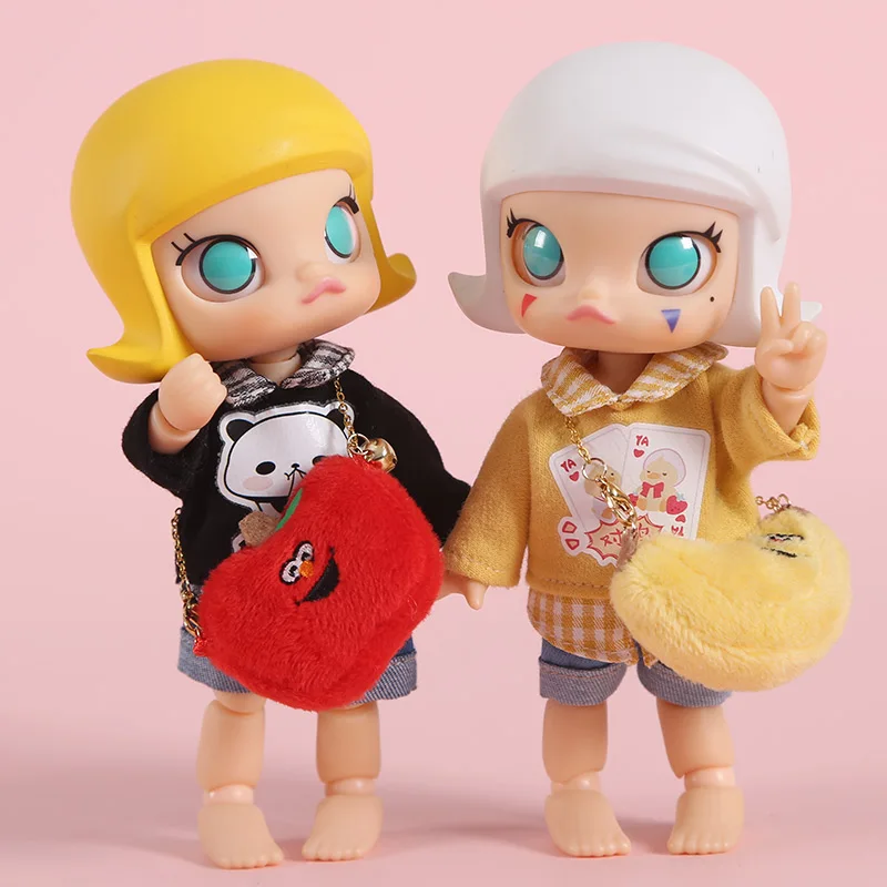 Ob11 Детская сумка в виде яблока, банана ранец 1/8 BJD круглая кукла-сумка для куклы